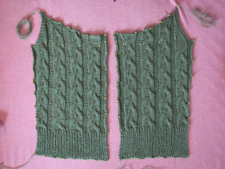 Cabled Cardigan 2