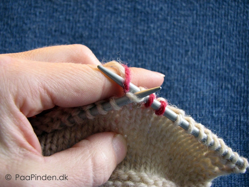 At strikkehæfte - strik over Thumbnail