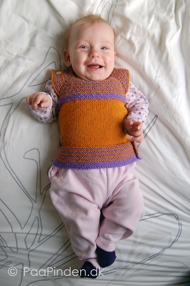 THORAs TOP - en vest uden vrang - orange 01 Thumbnail