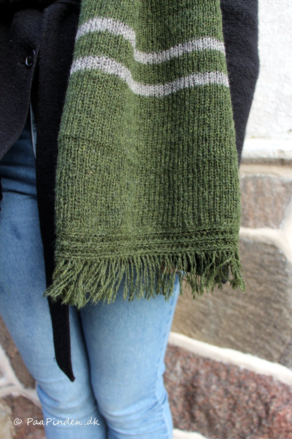Harry Potter - Slythering Scarf - færdig kant Thumbnail
